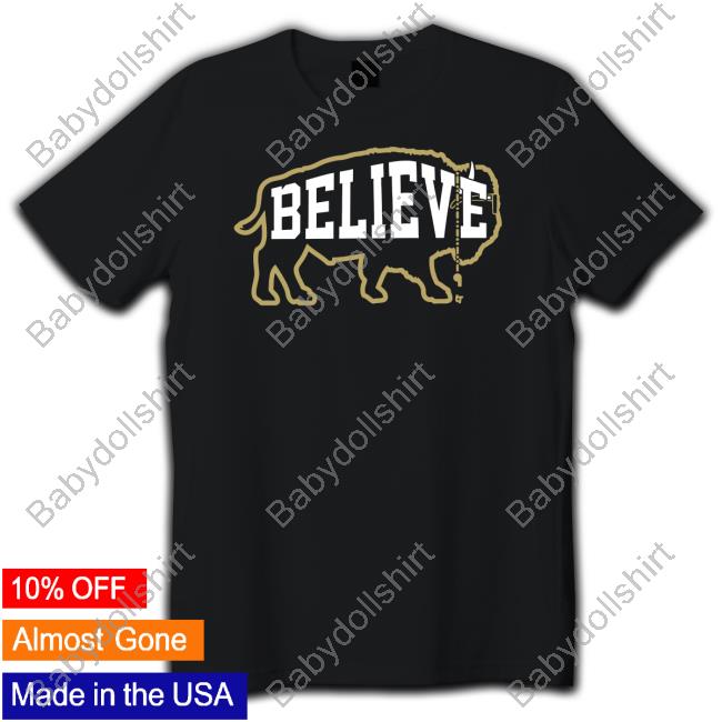 Official Breakingt Merch Believe Buffalo Shirt