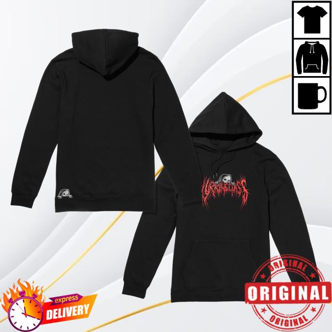 Official Lurking Class Clothing Hesh Logo Popover Sweatshirt Black LurkingClass