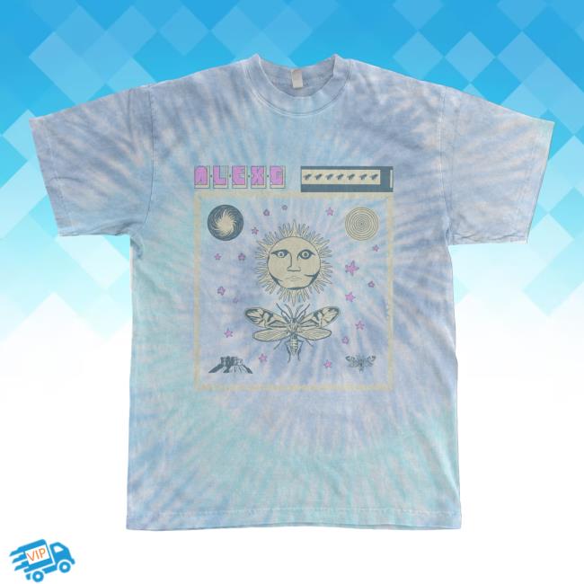 Official alex g merch Moth Tie Dye Tee