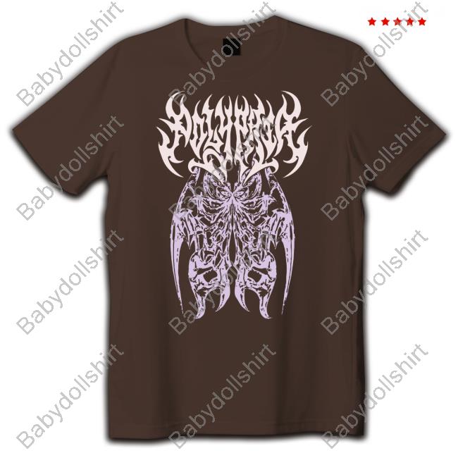 Polyphia Ribcage Long Sleeve T-Shirt Vintage Brown