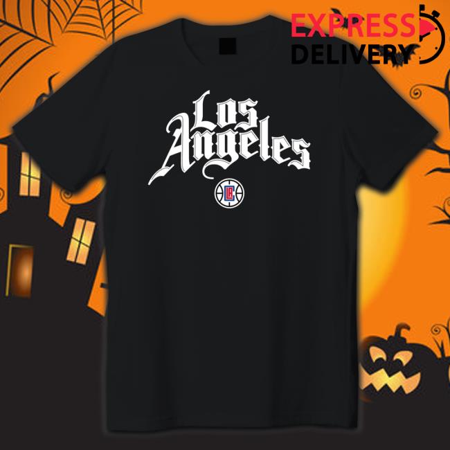 Official Clippers Shop La Clippers 2022-2023 Statement Edition Wordmark T-Shirt