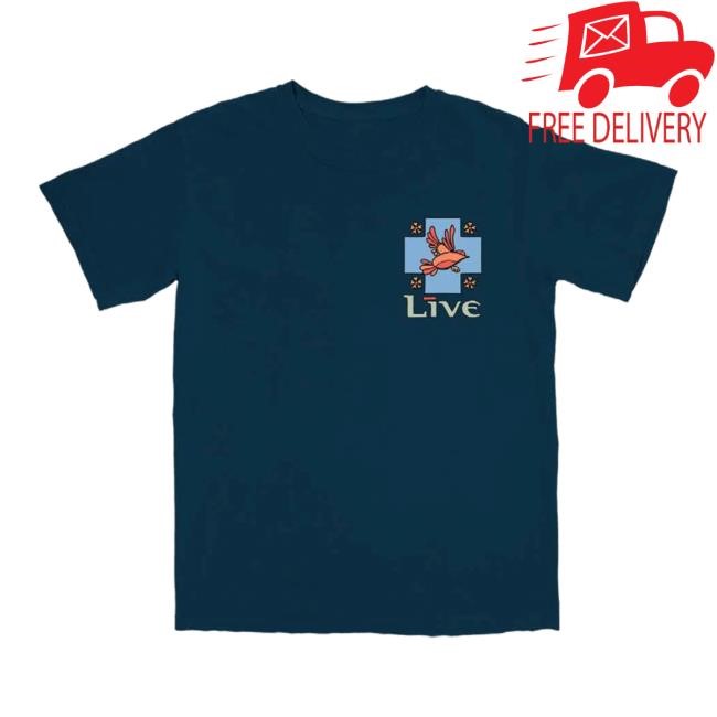 Live Skull Moth Tour Tee Shirt