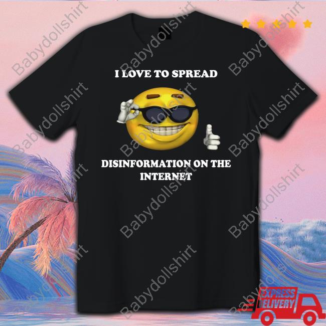 I Love To Spread Disinformation On The Internet Hoodie Sweatshirt