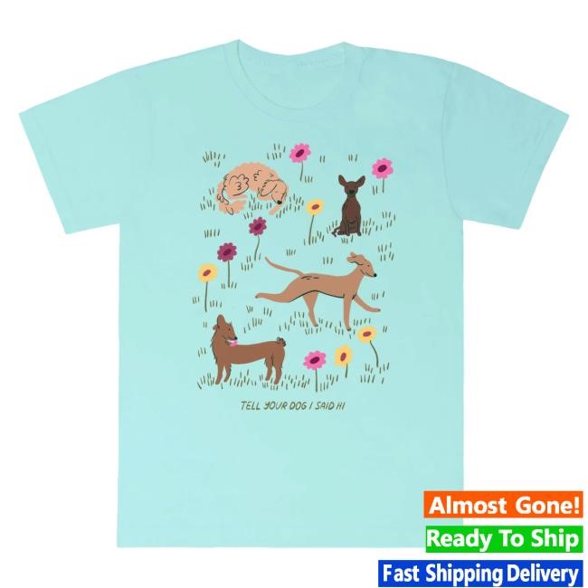 We Rate Dogs Merch Spring Field Tees - Mint WeRateDogs