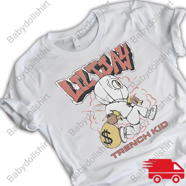 Lil Tjay Merch Cartoon Trench Kid Hooded Sweatshirt