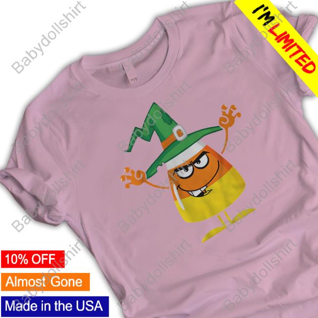Bunkerbranding Merch Candy Corn Witch Sweatshirt