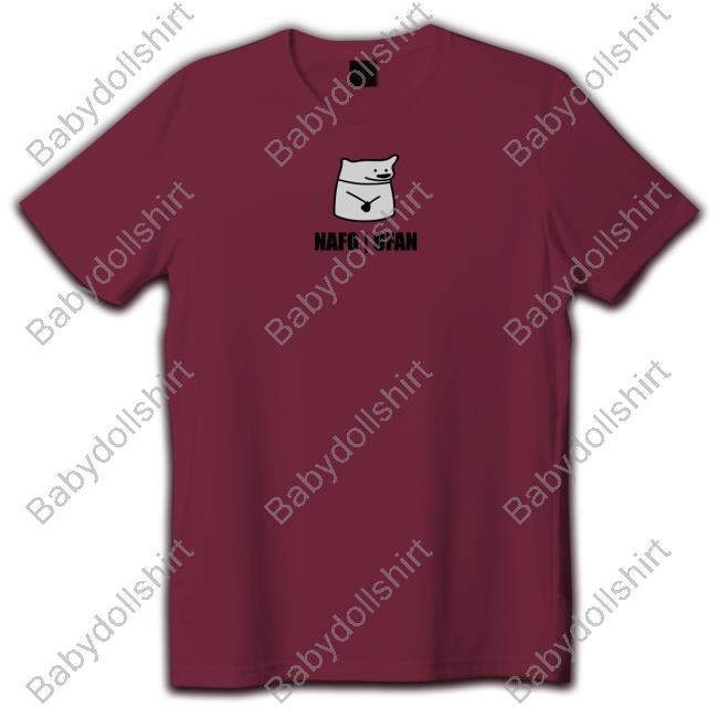 Official NAFO Embroidered Fella Sock Character Tee Shirt