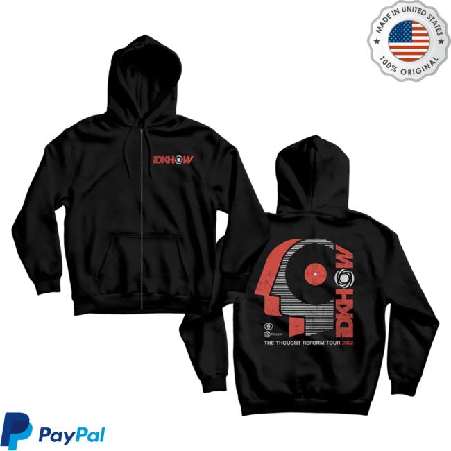 Official I Dont Know How But They Found Me Idkhow Store Idkhow Merch The Thought Reform Tour 2022 Zip Up Pullover Hoodie Aop