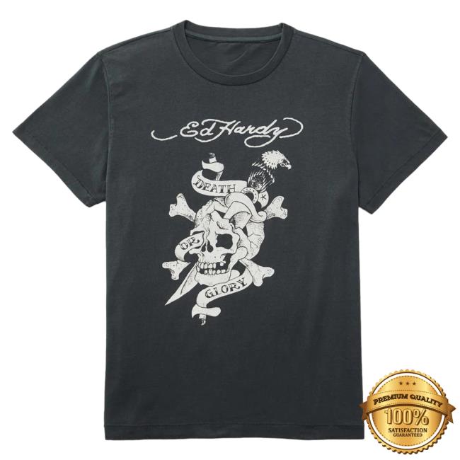 Official Ed Hardy Merch Store Death Or Glory Skull T-Shirts EdHardy Apparel Clothing Shop