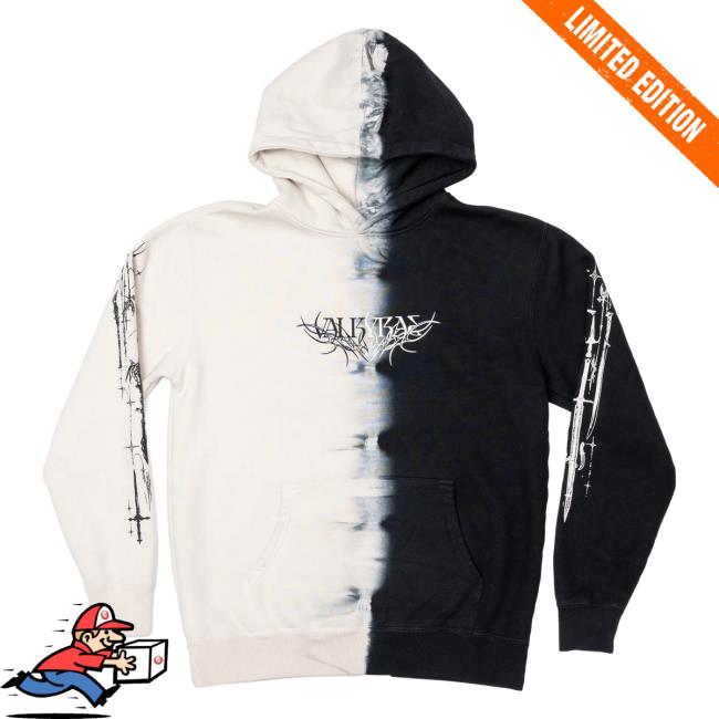 Valkyrae Dip Dye Dagger Pullover Sweatshirt