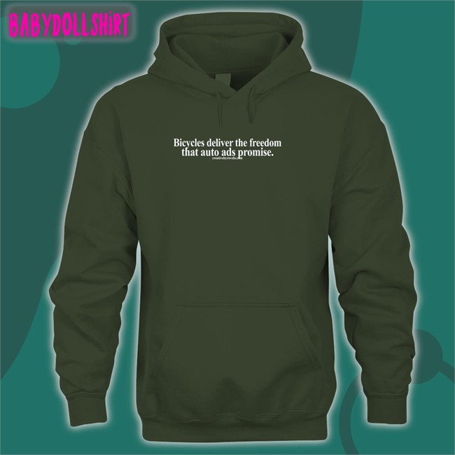 Creativebyrovelo Merch Bicycles Deliver The Freedom That Auto Ads Promise Shirts Joe Cutrufo