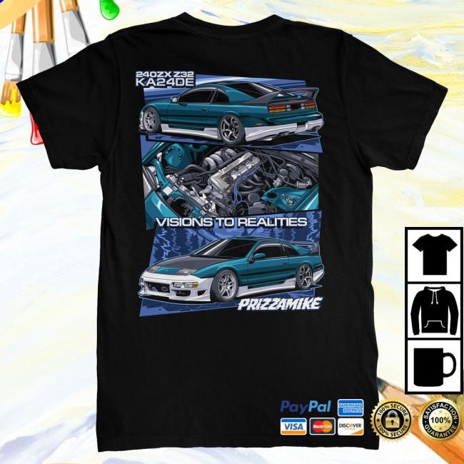 Official Prizzamike Shop Prizzamike Visions To Realities 300Zx Sweaters