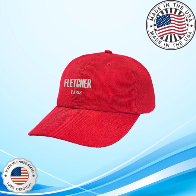 Official Fletcher Fletcher Paris Corduroy Dad Hat Cap