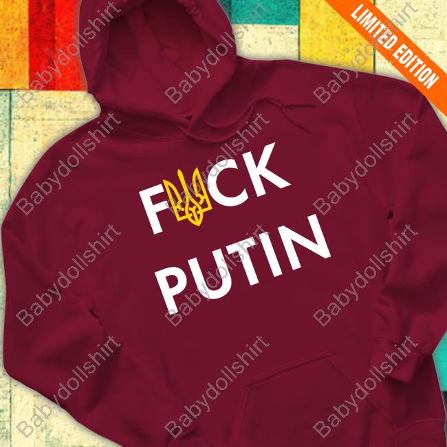 Official MindyNL79 Fuck Putin Ukraine Hoodie