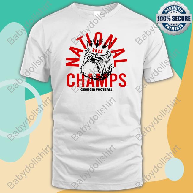 Georgia 2022 National Champs Crown Shirt Homefield Merch