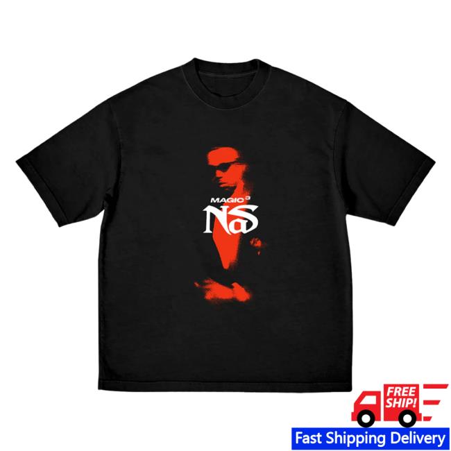 Official Nasir Jones Shop Nas Merch Magic 3 Tee III Nasirjones