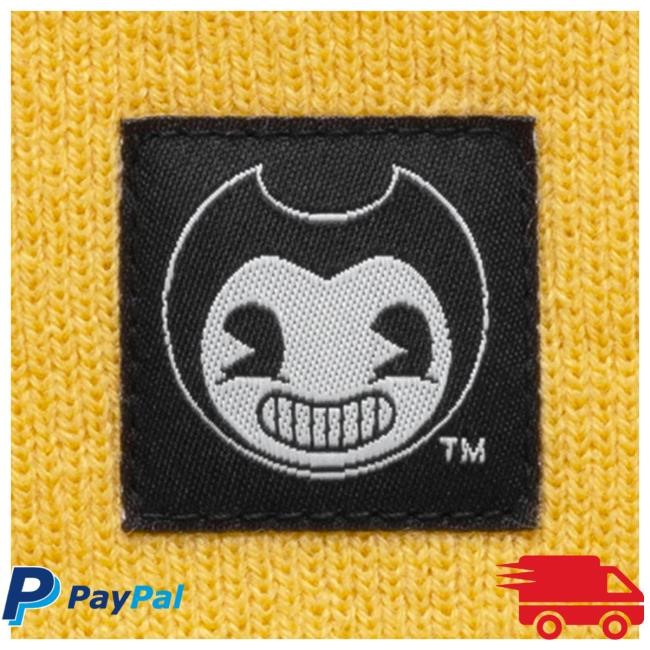 Official Bendy Merch Store Bendy Basic Black Beanie Official Bendy Merch Store Bendy Basic Black Beanie