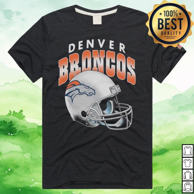 Denver Broncos Gradient Helmet Shirt Homeage – | Denver Broncos Official | NFL Football