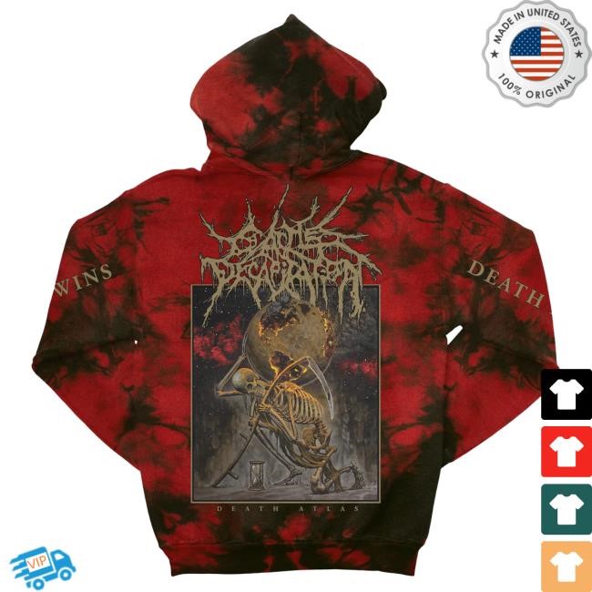Crowd Token Cattle Decapitation Death Atlas Tie Dye Pullover