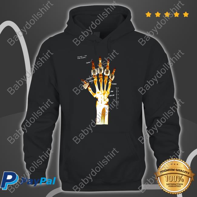 Limited Edition 5 Rings Skeleton Shirts Kobe Bryant