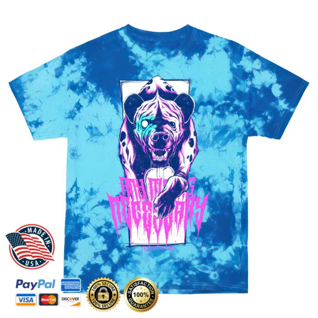 Official Any Means Necessary Clothing Tie Dye Eye For An Eye Shirts Cobalt Blue Tie-Dye