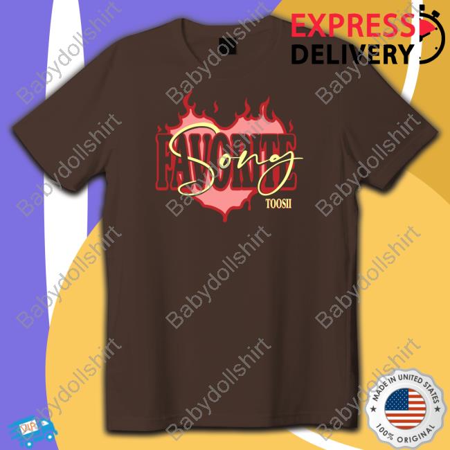 Official Toosii2x Shop Favorite Song Toosii Long Sleeve Tee