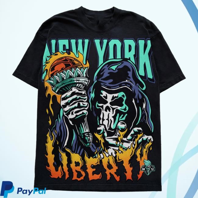 Official Warren Lotas Liberty Torch Hot Shirt - Black