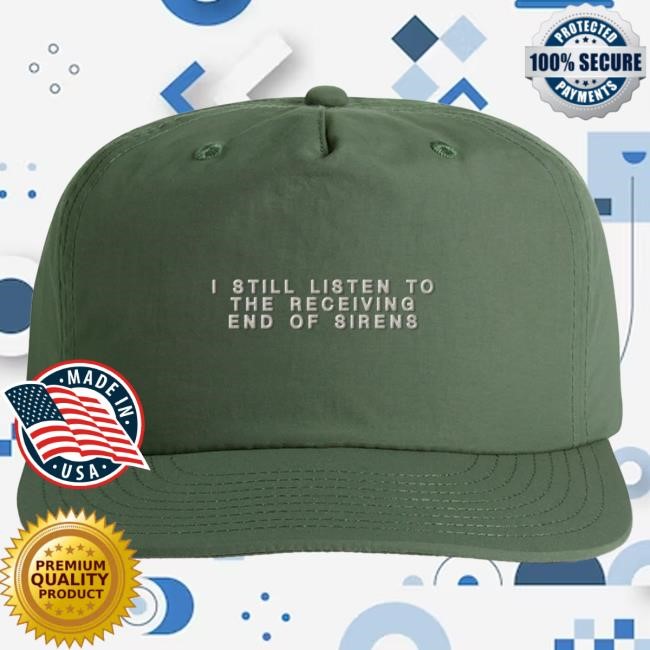 Official Down Right Merch The Receiving End of Sirens I Still Listen Hat
