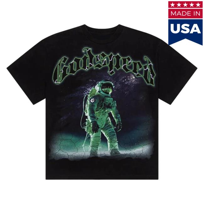 Official Metro Fusion Godspeed Extraterrestrial T-Shirts Black Metrofusion