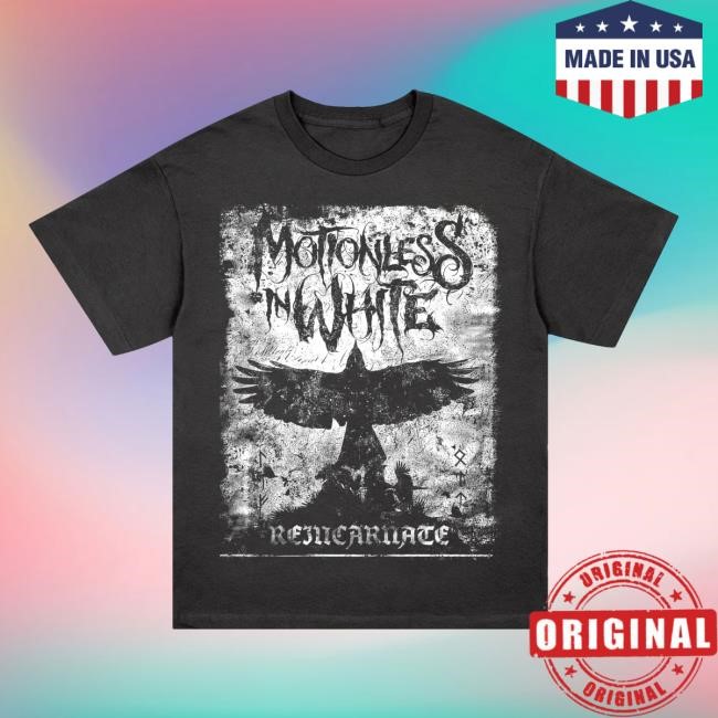 Reincarnate Crow New Shirt Motionless in White Store MIW Merch