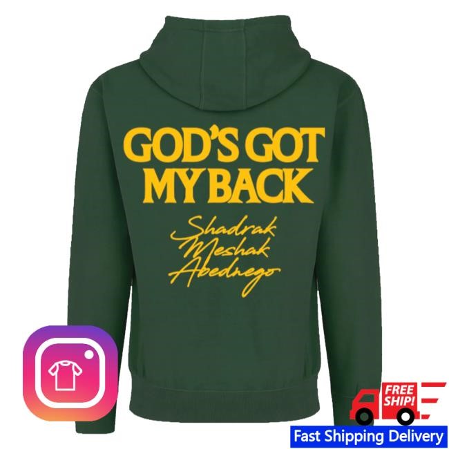 Official Brandon Lake Merch Store God's Got My Back Crew neck - Forest Green