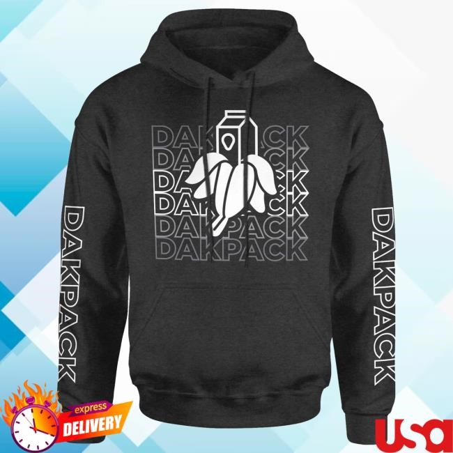 Dakpack Milky Banana Cascade LS Hoodie | Official Dakpack Merch – Creator Ink