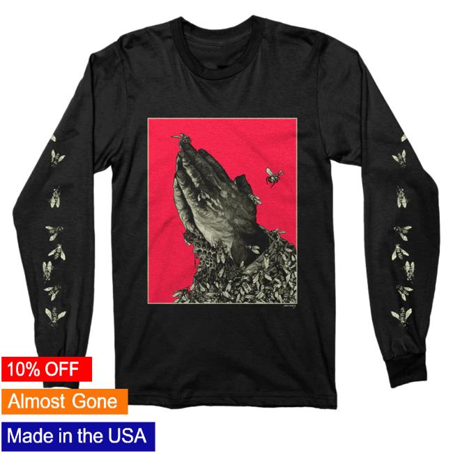 Deathwishinc Richey Beckett Merch "Worker Bees" Black Long Sleeve T Shirt