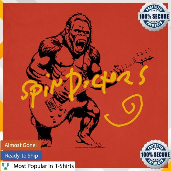 Official Hello Merch Spin Doctors Gorilla New Shirt Hellomerch