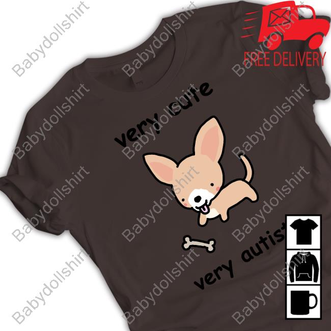 Stinky Katie Shop Very Cute Very Autistic T-Shirt Connor Amari