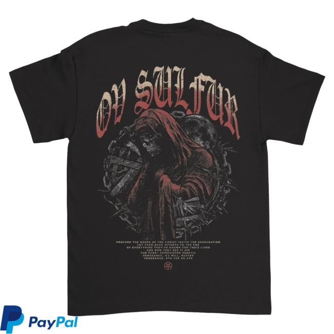 Official Indie Merch Store Ov Sulfur Stained In Rot Skeleton T Shirt Indiemerchstore