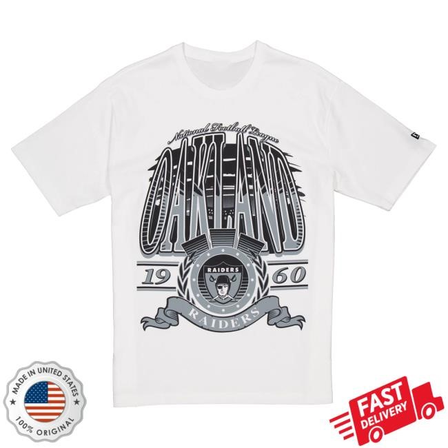 Official New Era Cap Apparel Store Shop Las Vegas Raiders Sport Classics White Popover Shirt Newera Cap Clothing Merch NeweraCap