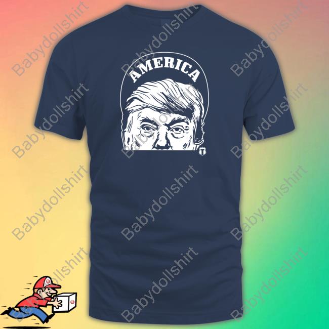 Official The Officer Tatum Store Retro Trump Face America Shirt