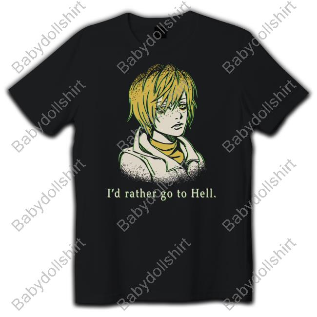 Fangamer Shop Silent Hill I'd Rather Go To Hell Tee