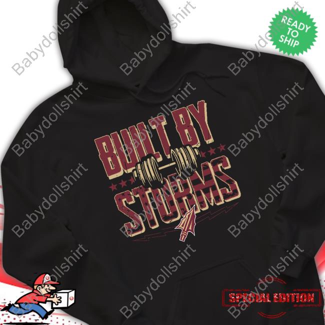 Official Garnet And Gold Merch Built By Storms T-Shirt
