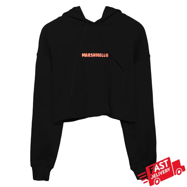 Official Marshmello Merch Store Marshmello Heavy Stitch Women’S Crop Sweatshirt Marshmello Apparel Clothing Shop Marshmello