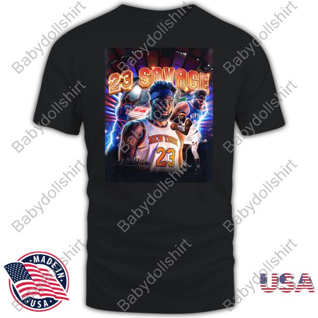 Isaiah Hartenstein Wearing Mitchell Robinson Shirt