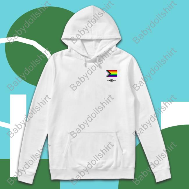 Pride Flag Embroidered T Shirt