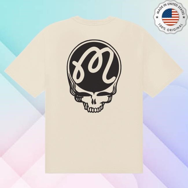 Malbon Golf Grateful Dead Bermuda Sand Show Tee Malbon Golf Sand Grateful Dead Bermuda Travel Tee