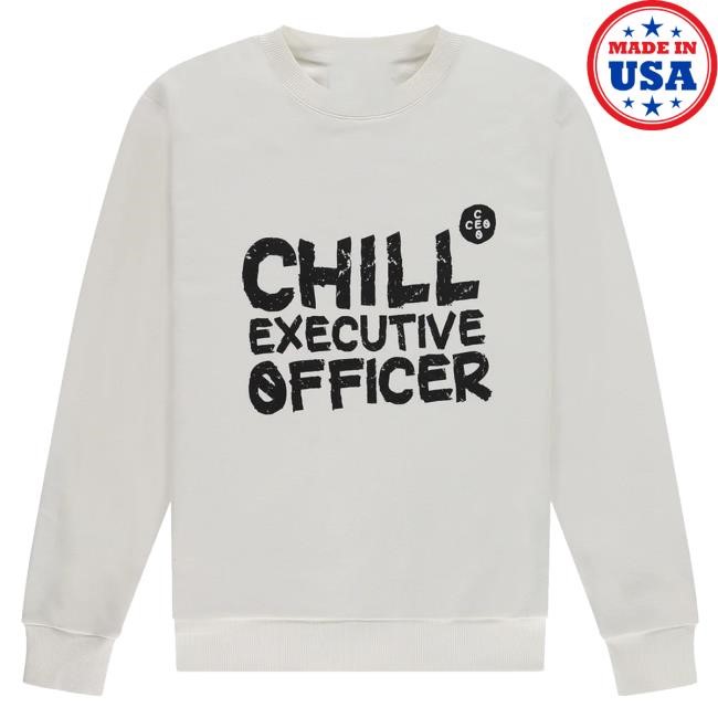 Chill Executive Officer Hoody White