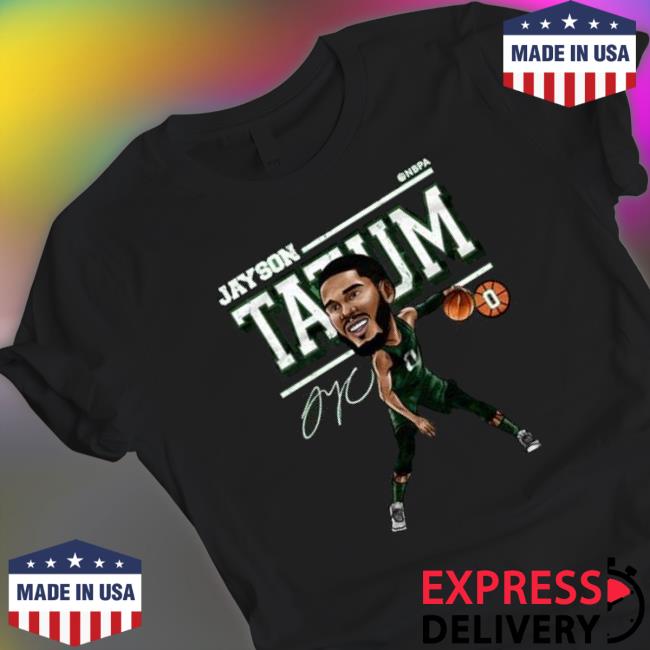Jayson Tatum Cartoon Signature shirt