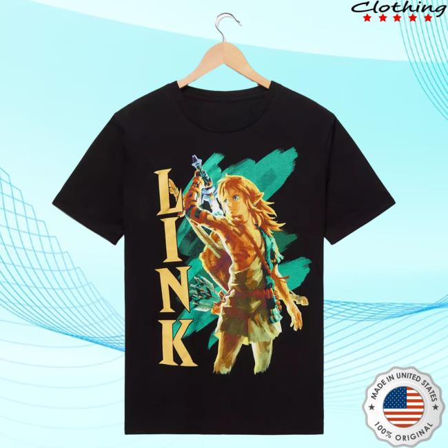 Official Box Lunch Merch Store Box Lunch Nintendo The Legend Of Zelda: Tears Of The Kingdom Link Portrait Pullover Sweatshirt BoxLunch Exclusive Box Lunch Apparel Clothing Shop