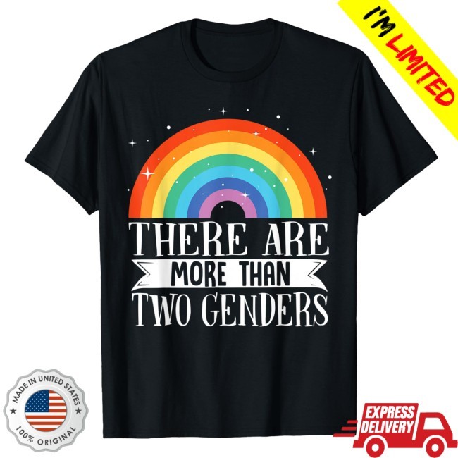 Official There Are More Than 2 Genders Lgbtq T Shirt