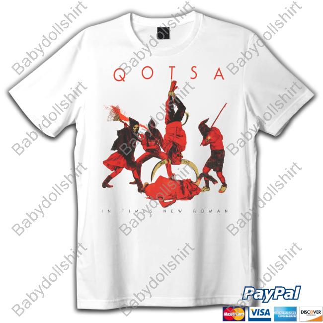 Official Queens Of The Stone Age Merch In Times New Roman T-Shirt