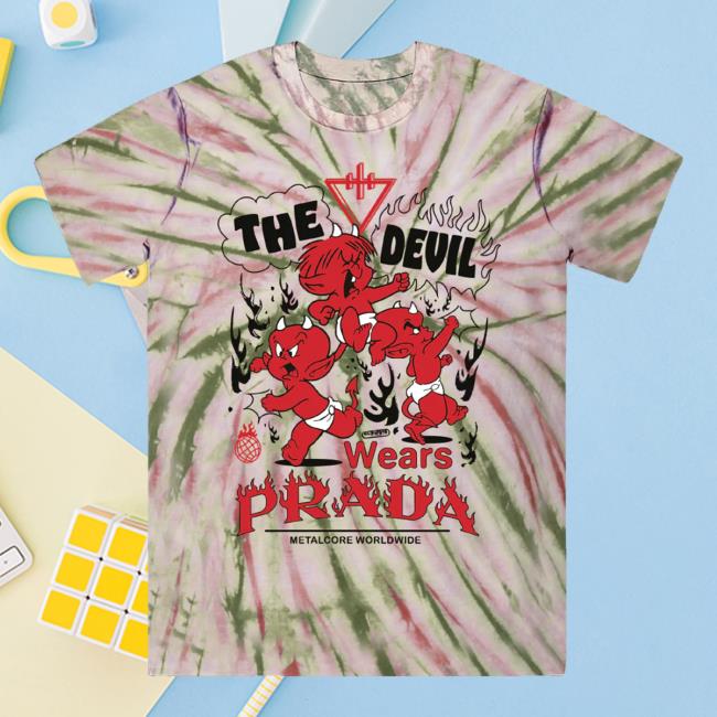 Hot Stuff Devil Tie Dye Tee Shirt